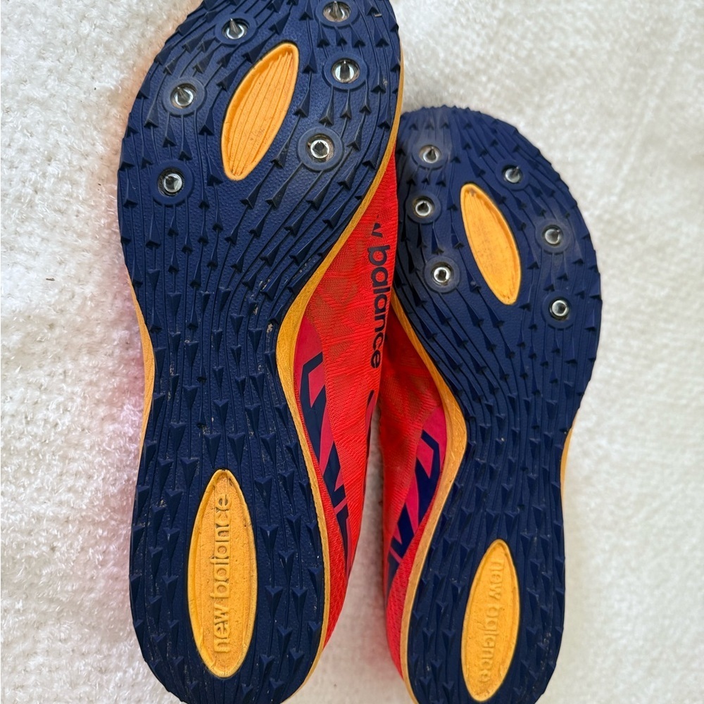 New Balance Athletic Shoes Blue and Orange Performance Design - Picture 5 of 5